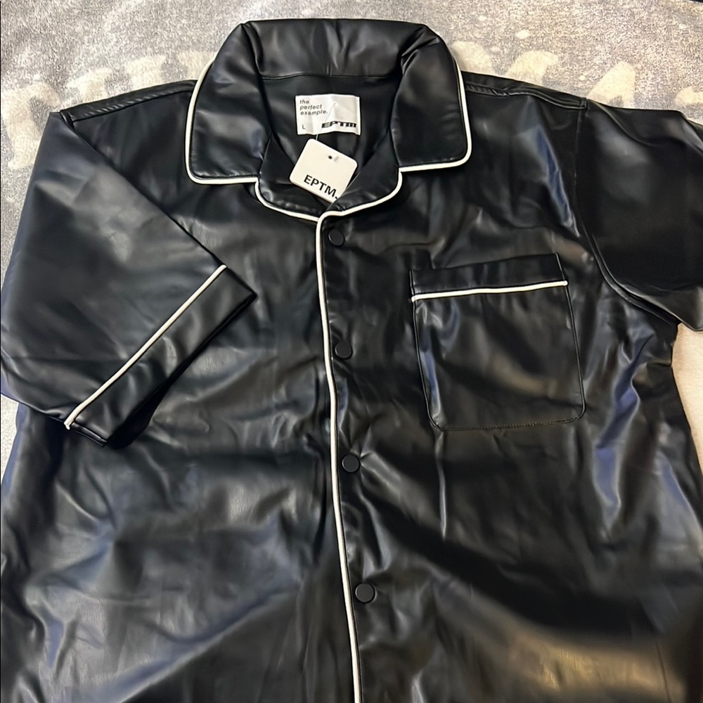 DOWNTOWN SHIRT EPTM VEGAN LEATHER